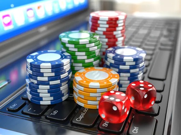 Live dealer table with professional croupier